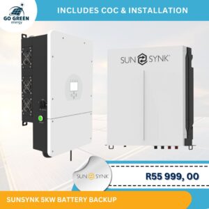 Sunsynk 5KW Battery Backup - R55 999,00
